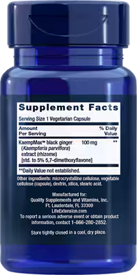 Life Extension Male Vascular Sexual Support 30 vegetarian capsules
