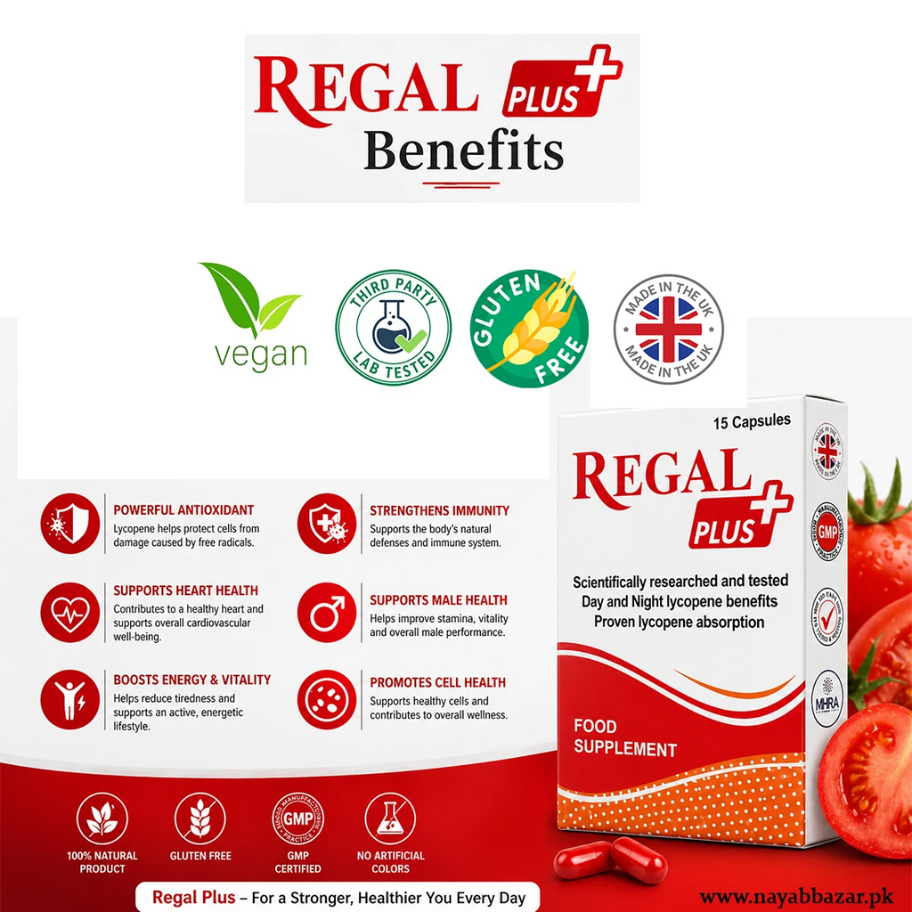 Nutrabizz Nutraceuticals Regal Plus 15 Capsules