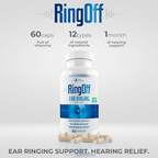 Aura Vitamin Ring Off Ears Ringing Relief 60 Capsules