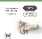 Double Wood Supplements L-Ergothioneine 30mg Egt, Antioxidant + Healthy-Aging Support, 60 Capsules