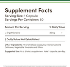 Double Wood Supplements L-Ergothioneine 30mg Egt, Antioxidant + Healthy-Aging Support, 60 Capsules