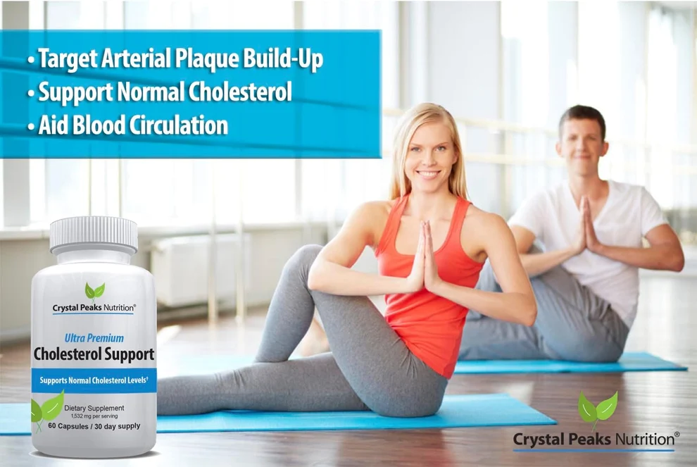 Crystal Peaks Nutrition Ultra Premium Cholesterol Support High Absorption Cholesterol Complex 60 Capsules