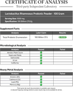 Vitamatic Lactobacillus Rhamnosus Probiotic Powder 100g Pouch