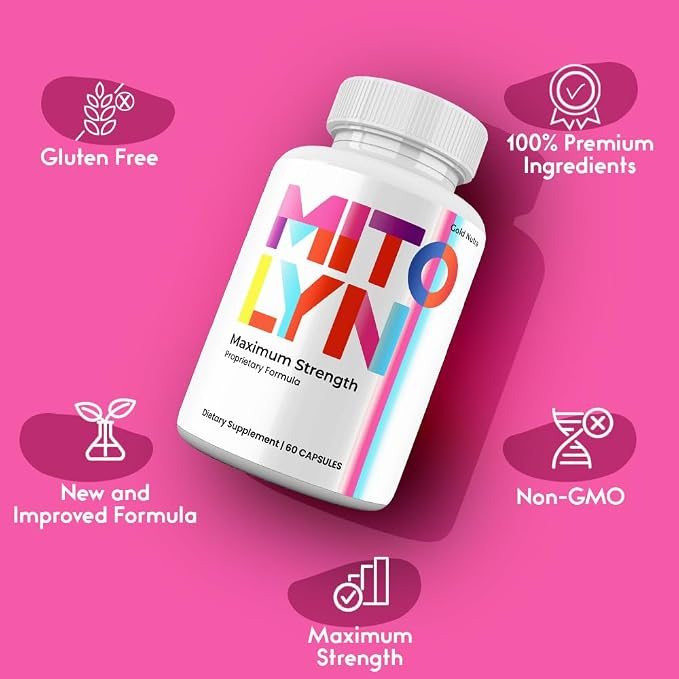 Gold Nutra Mitolyn Maximum Strength All Natural Support 60 Capsules