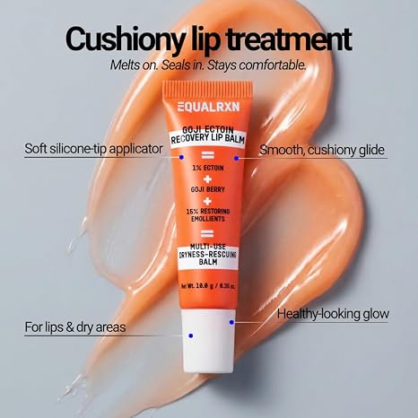 EqualRxn Goji Ectoin Recovery Lip Balm - Hydrating Moisture Oil Formula 10g 0.35oz