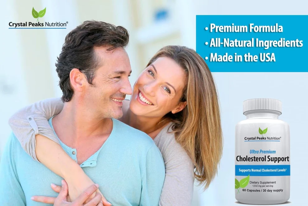 Crystal Peaks Nutrition Ultra Premium Cholesterol Support High Absorption Cholesterol Complex 60 Capsules