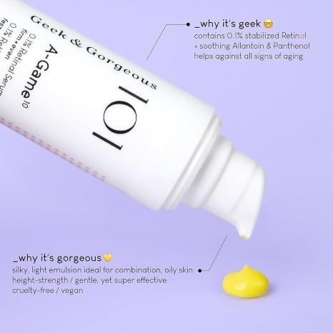 Geek & Gorgeous - A-Game 10-0.1% Retinal Serum 30ml