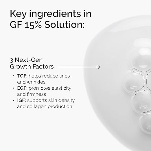 The Ordinary GF 15% Solution, Anti-Aging Formula for Visible Skin & Wrinkle Repair, 1 Fl Oz