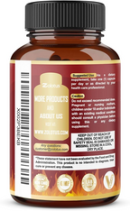 Zolotus Tribulus Terrestris with Ashwagndha, Panax Ginseng, Saw Palmetto, Maca, Shilajit - 90 Capsules