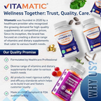Vitamatic Bromelain 500mg 2400 GDU/g 180 Capsules