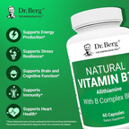 Dr. Berg  Natural Vitamin B1+ Allithiamine with B Complex Blend 60 Capsules