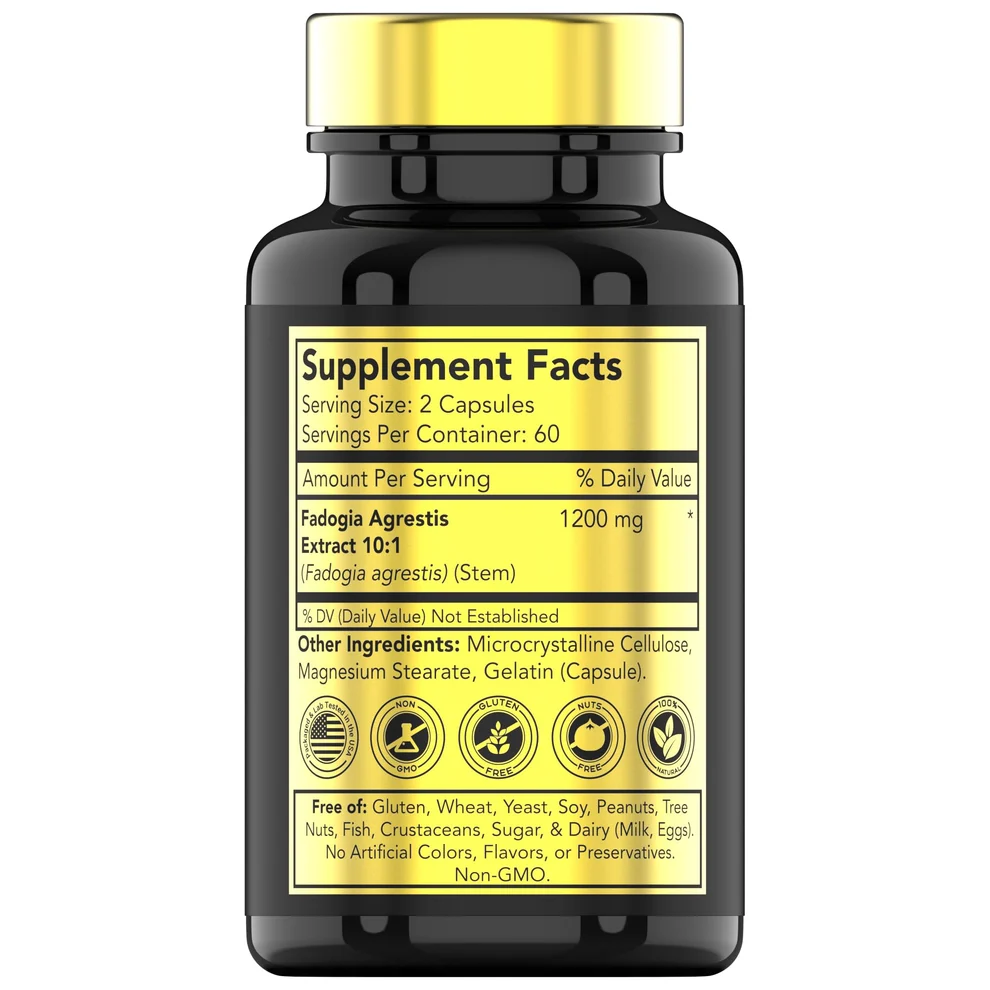 Tnvitamins Fadogia Agrestis: 1200mg - 120 Capsules