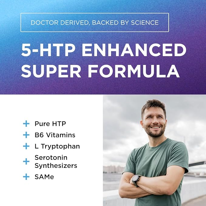 Dr. Emil Nutrition 5-Htp Plus 200 Mg with Vitamin B6 & Sa Me 60 Caps