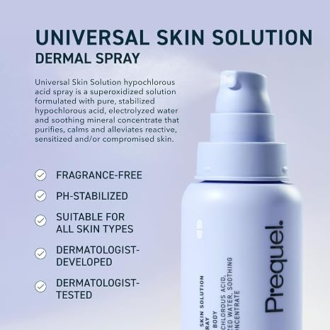 Prequel Skin Hypochlorous Acid Spray 120ml