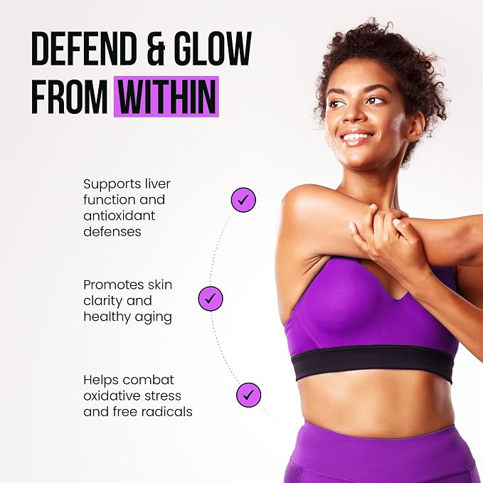 VitaRaw 1000mg Glutathione for Immune Support 120 caps