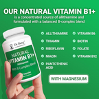Dr. Berg  Natural Vitamin B1+ Allithiamine with B Complex Blend 60 Capsules