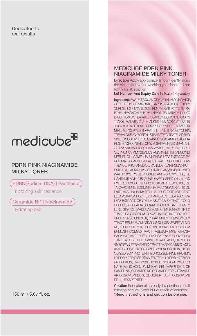 Medicube Pdrn Toner Salmon Dna Milky Toner 150ml