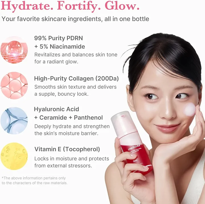 Medicube - PDRN Pink Collagen Bubble Serum 95ml