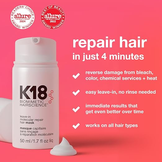 K18 Leave-In Molecular Repair Hair Mask Cream 15ml