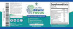1 Body Brain Support - Bacopa Monnieri, Lion’s Mane for Memory & Focus 90 Caps