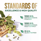 Nature's Nutrition Premium Ashwagandha 2100 mg - 120 Capsules