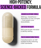 VitaRaw 1000mg Glutathione for Immune Support 120 caps