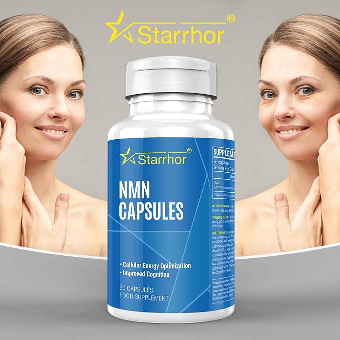Starehonorr NMN Supplements 500 mg High Strength 60 Capsule
