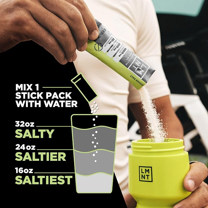LMNT Zero Sugar Electrolytes - Citrus Salt  Drink Mix 30 stick Packs