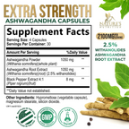 Nature's Nutrition Premium Ashwagandha 2100 mg - 120 Capsules