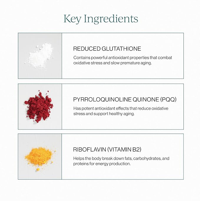 Cymbiotika Liposomal Glutathione – Pqq, Co Q10, Detox & Skin Support 26x5 Liquid Packets