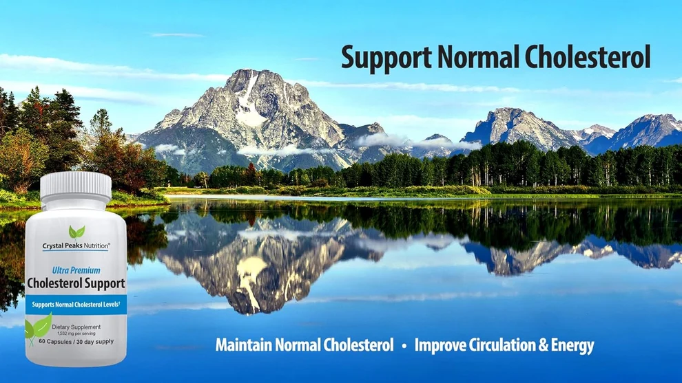 Crystal Peaks Nutrition Ultra Premium Cholesterol Support High Absorption Cholesterol Complex 60 Capsules