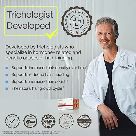 Advanced Trichology DHT Blocker Maximum Strength Hair Growth Supplement 30 softgels
