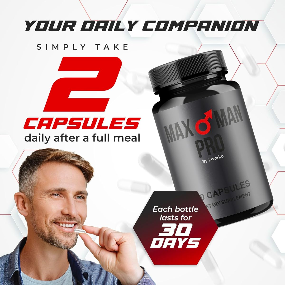 Livorka Max Man Pro Dietary Supplement 60 Capsules