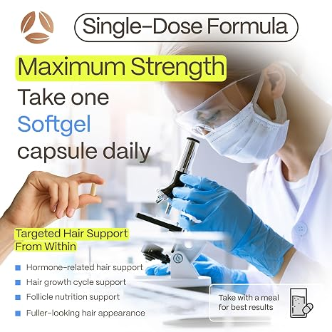 Advanced Trichology DHT Blocker Maximum Strength Hair Growth Supplement 30 softgels
