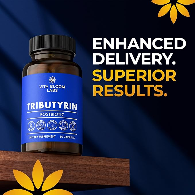 Vita Bloom Labs Tributyrin Postbiotic 30 Capsules