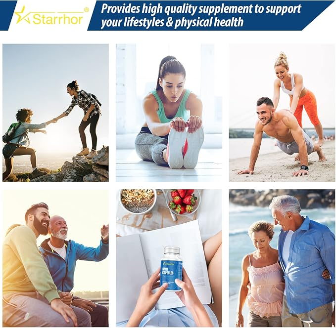 Starehonorr NMN Supplements 500 mg High Strength 60 Capsule