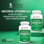 Dr. Berg  Natural Vitamin B1+ Allithiamine with B Complex Blend 60 Capsules