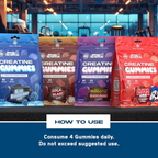 Applied Nutrition Creatine 80 Gummies Blue Raspberry 400g