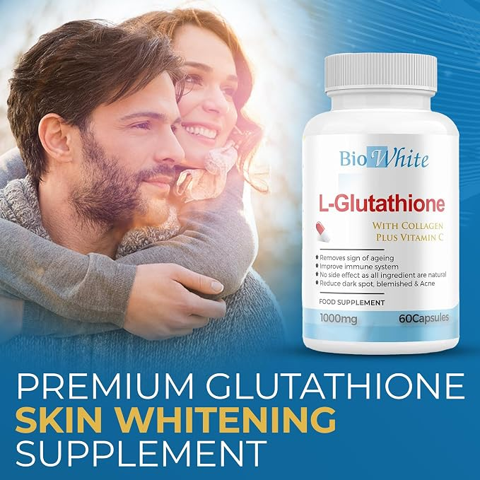 Bio White L-Glutathione Supplement 60 caps