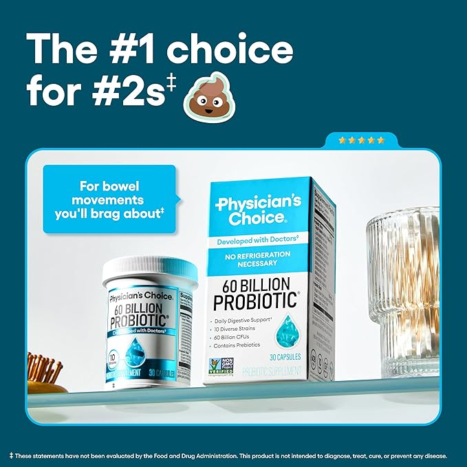 Physician's Choice Probiotics 60 Billion Cfu 30 Caps