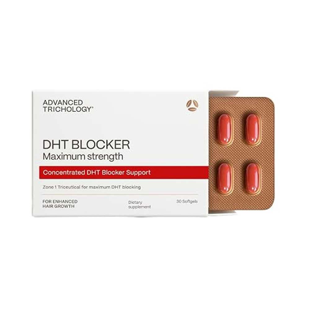 Advanced Trichology DHT Blocker Maximum Strength Hair Growth Supplement 30 softgels