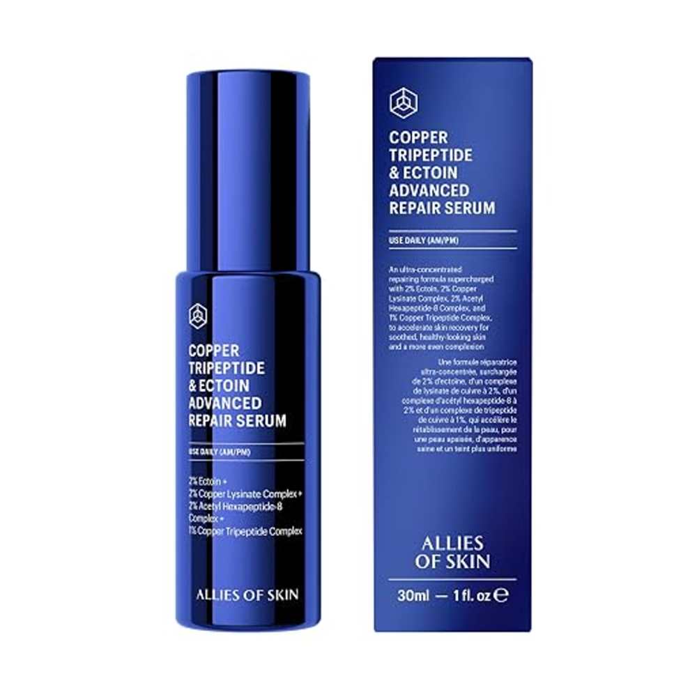 Allies of Skin Copper Tripeptide & Ectoin Advanced Repair Face Serum 30ml