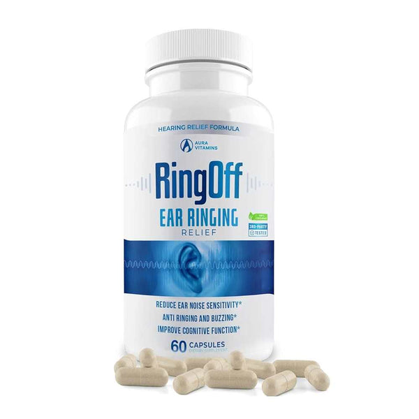 Aura Vitamin Ring Off Ears Ringing Relief 60 Capsules