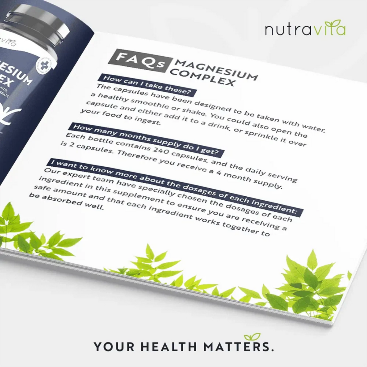 Nutravita Magnesium Complex 240 caps