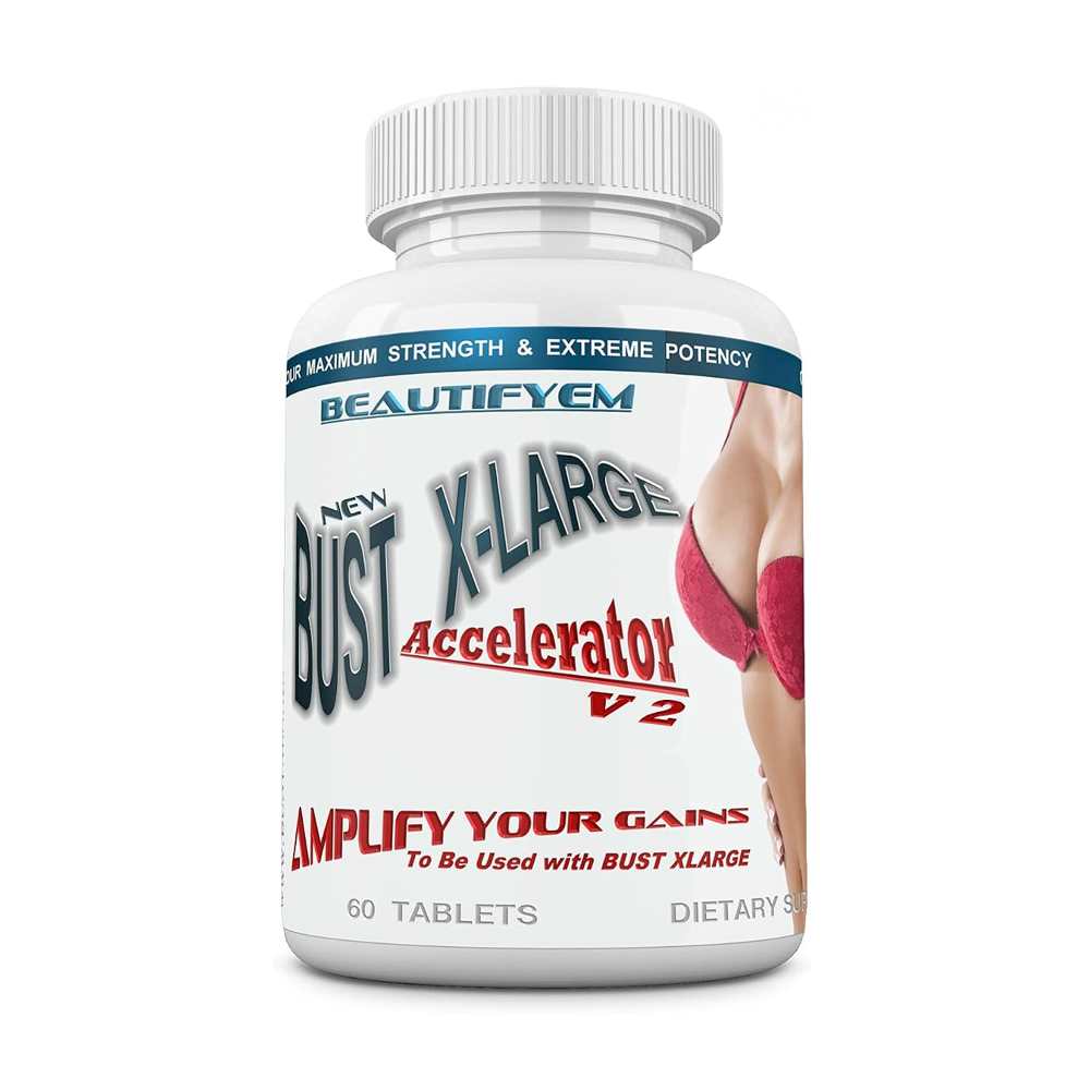 Beautifyem Bust X-Large Accelerator to Be Used with Bust X-Large for Faster and Bigger Gains 60 Tablets