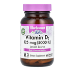 Bluebonnet Vitamin D3 125 mcg 5000 IU