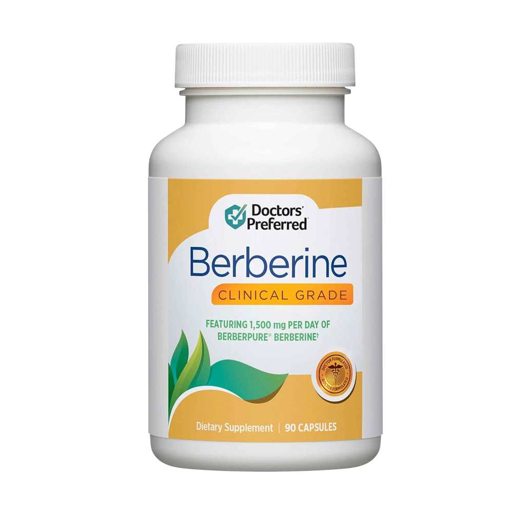 Doctors' Preferred Berberine HCl Clinical Grade Supplement, 90 Capsules