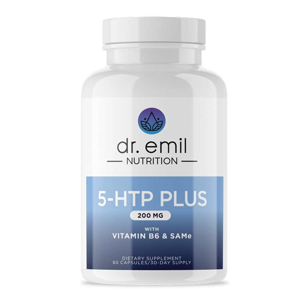 Dr. Emil Nutrition 5-Htp Plus 200 Mg with Vitamin B6 & Sa Me 60 Caps