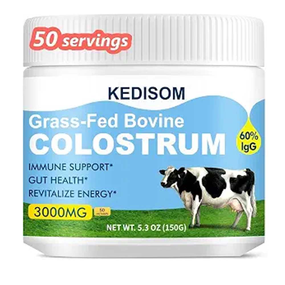 Kedisom Grass-Fed Bovine Colostrum Supplement 3000mg Powder Unflavored 150g