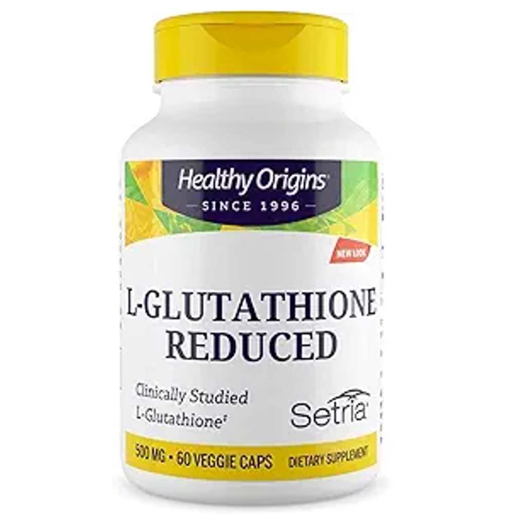 Healthy Origins Setria L-Glutathione 500 Mg, 60 Veggie Caps